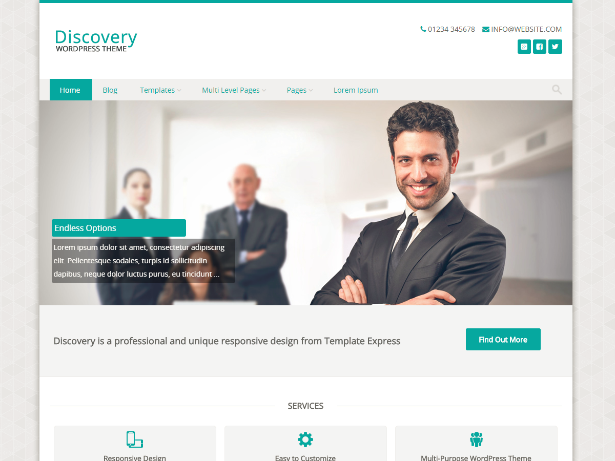 Discovery theme screenshot