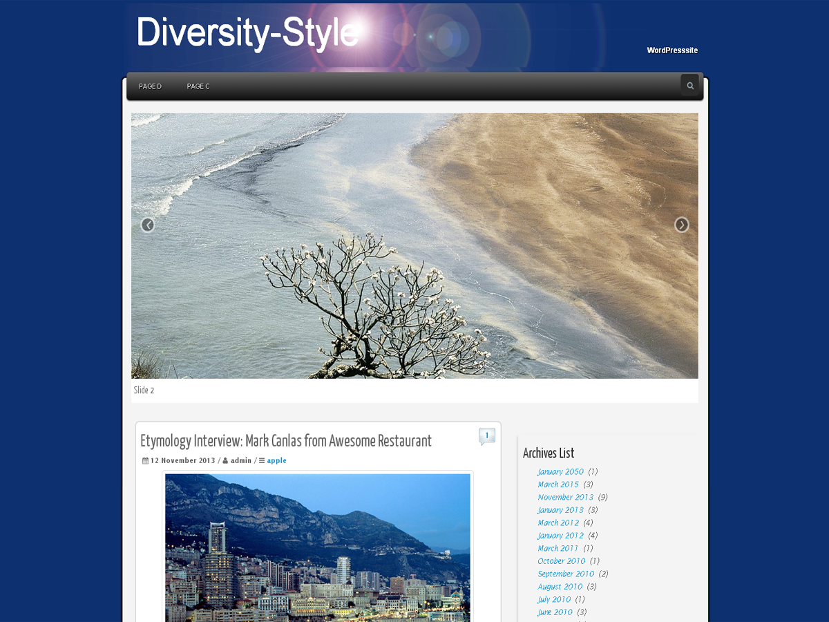 Diversity-Style theme screenshot