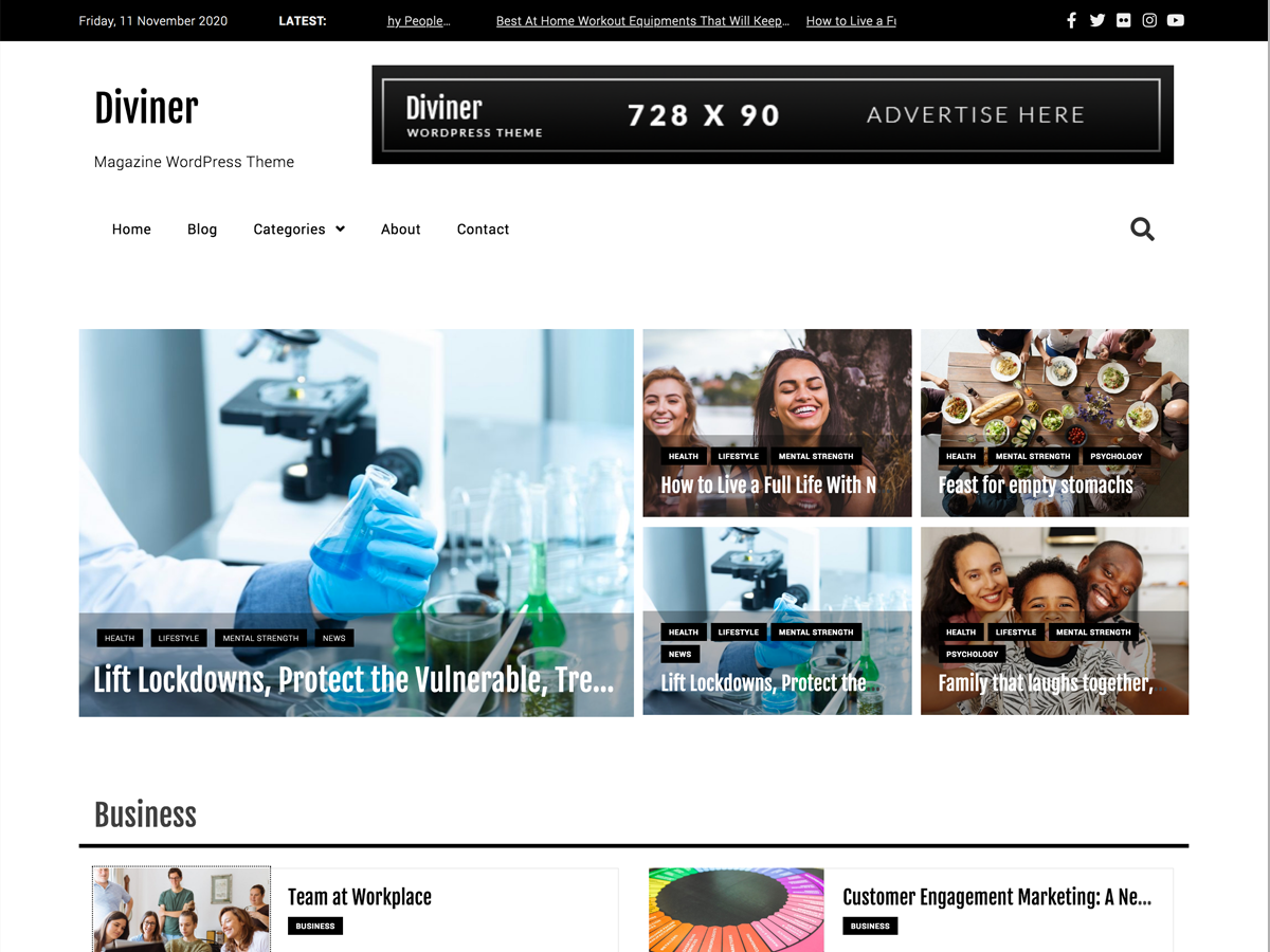Diviner theme screenshot