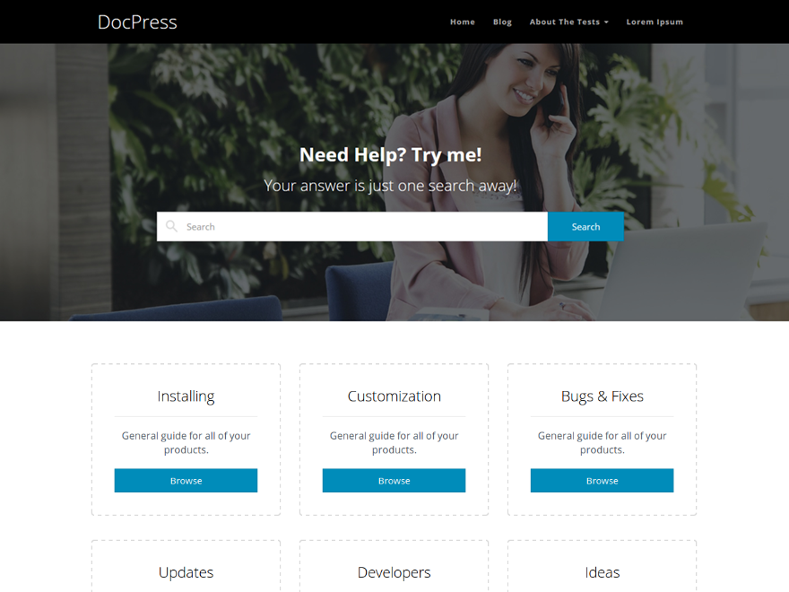 DocPress theme screenshot