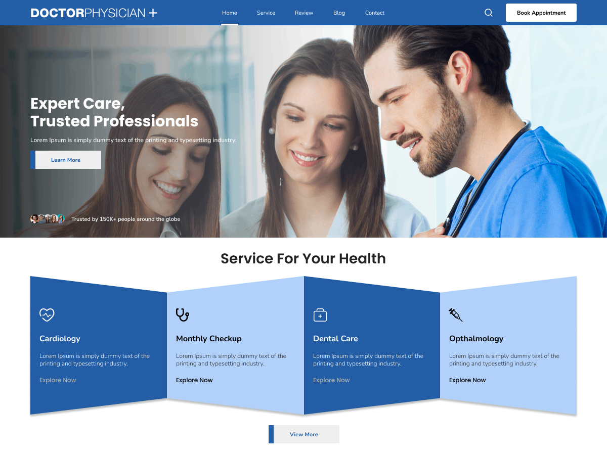 Doctor Physician theme screenshot