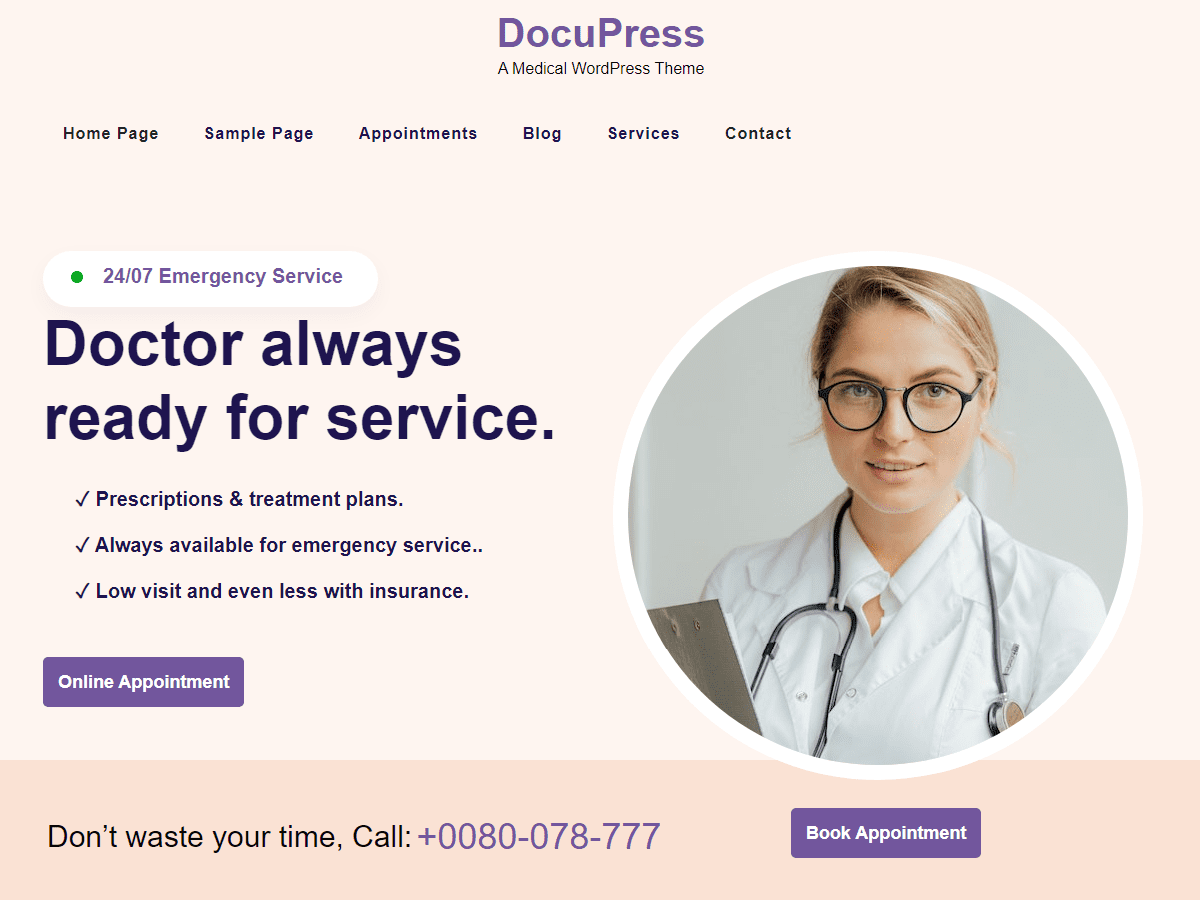 DocuPress theme screenshot