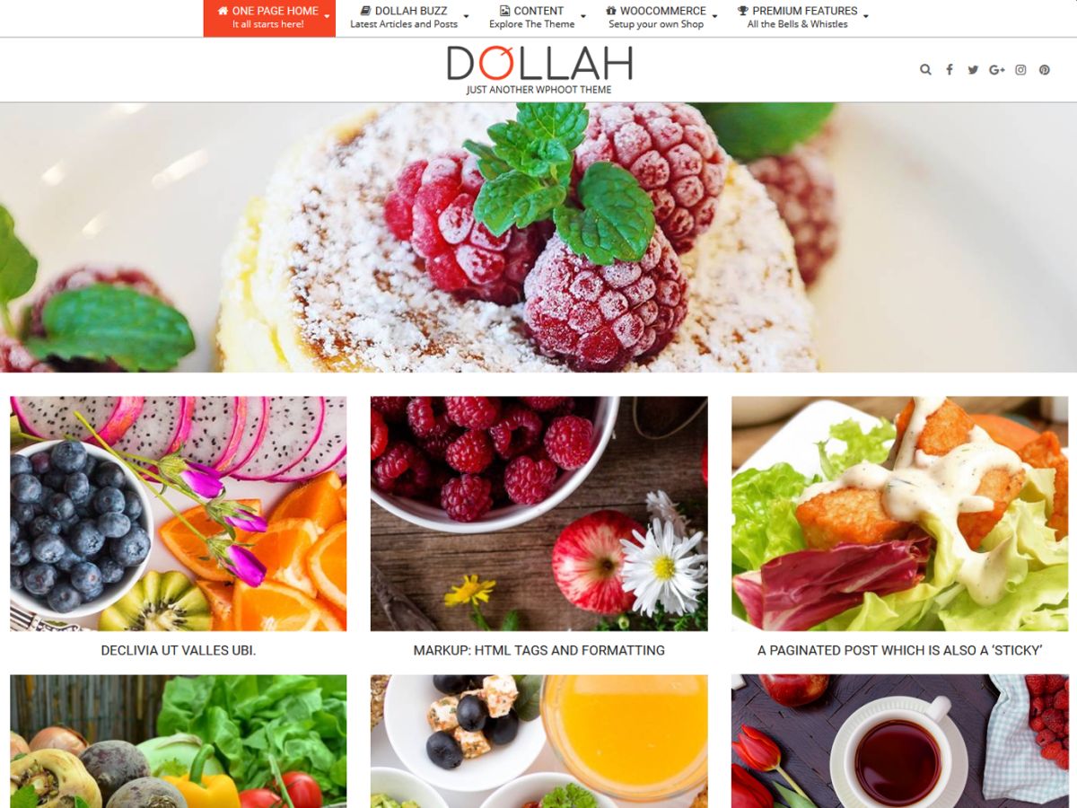 Dollah theme screenshot