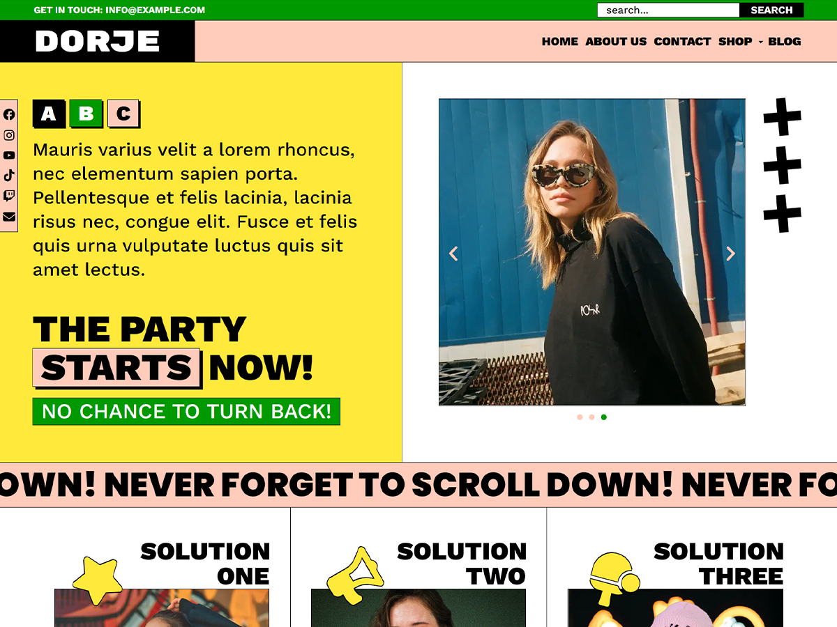 Dorje theme screenshot