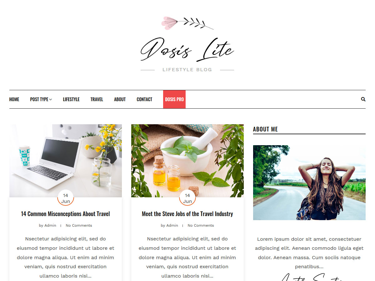 Dosislite theme screenshot