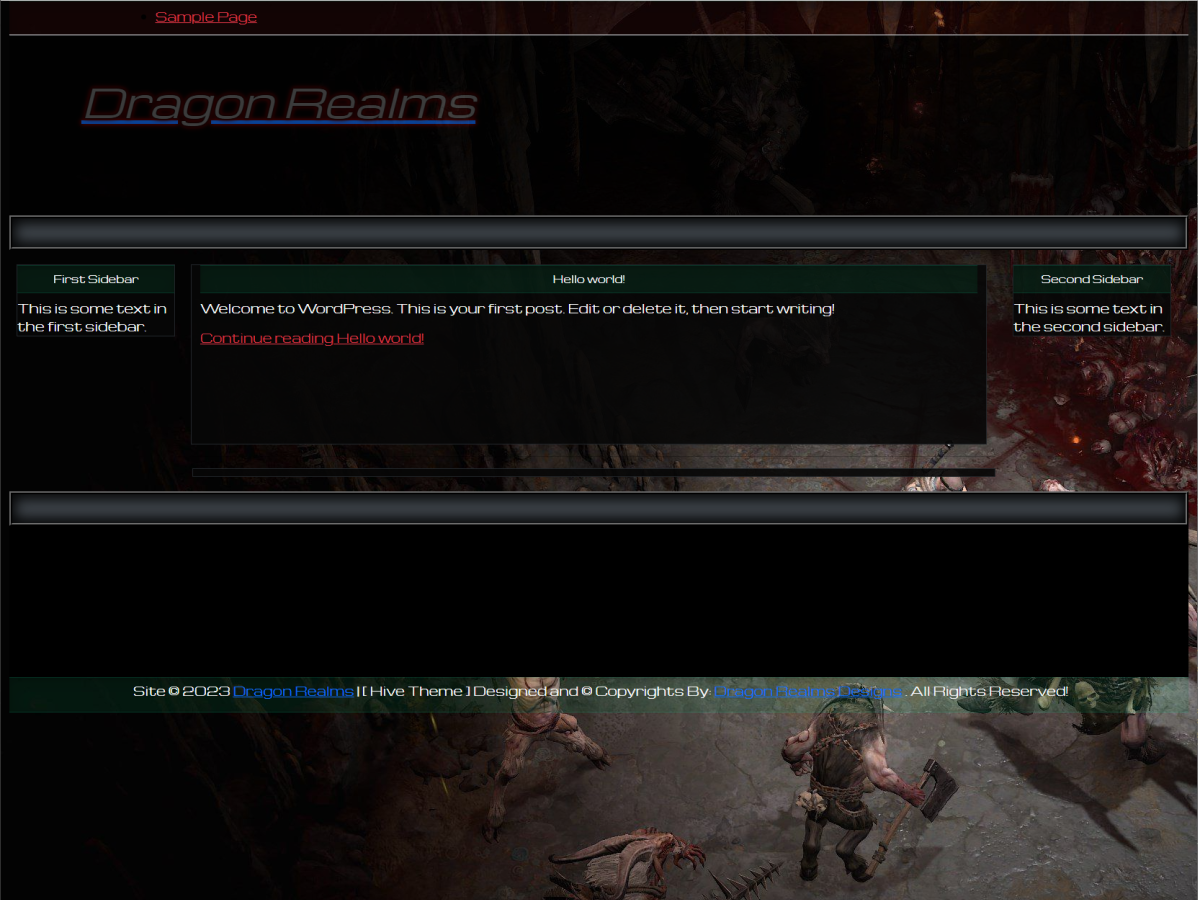 DRD - Hive theme screenshot