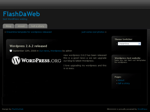 Dreamline theme screenshot
