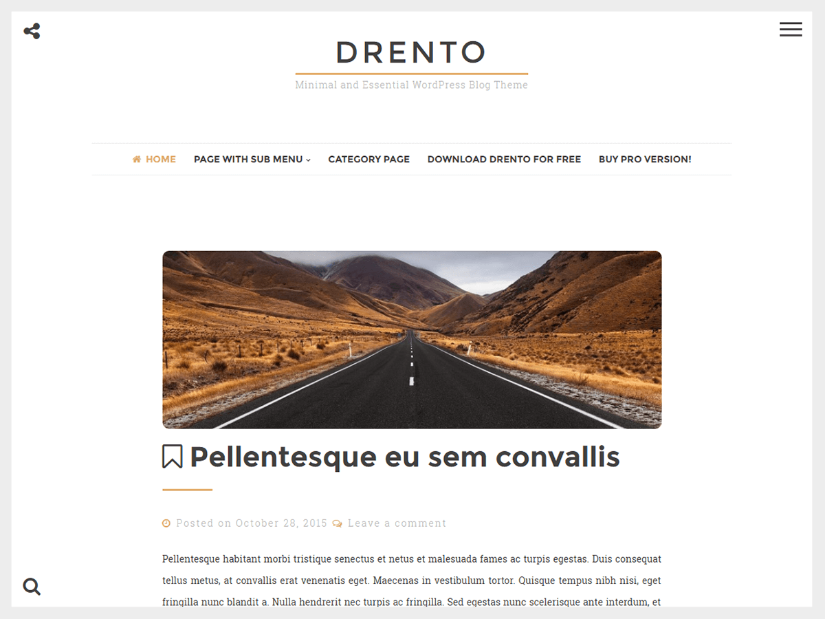 Drento theme screenshot