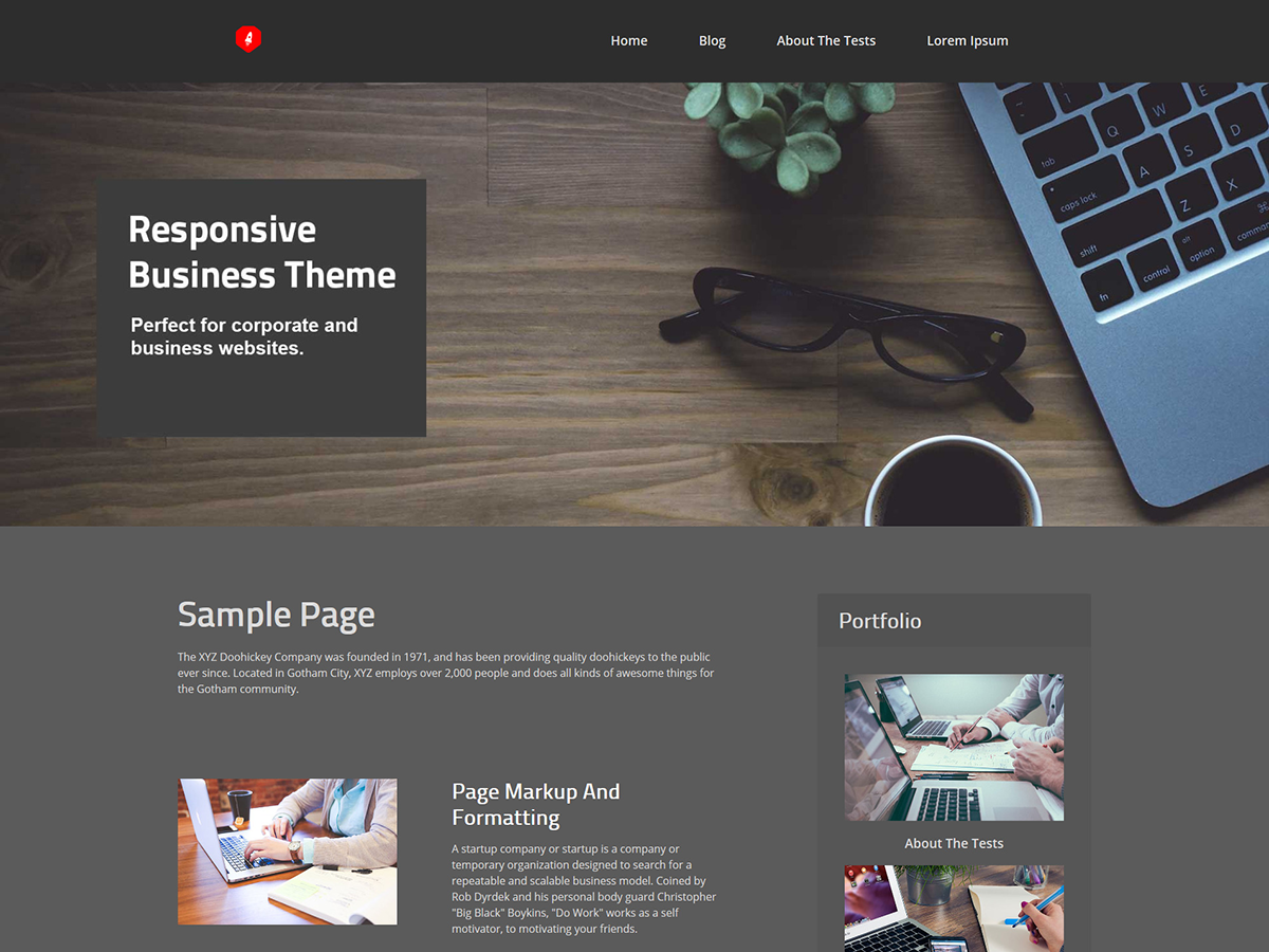 dreo theme screenshot