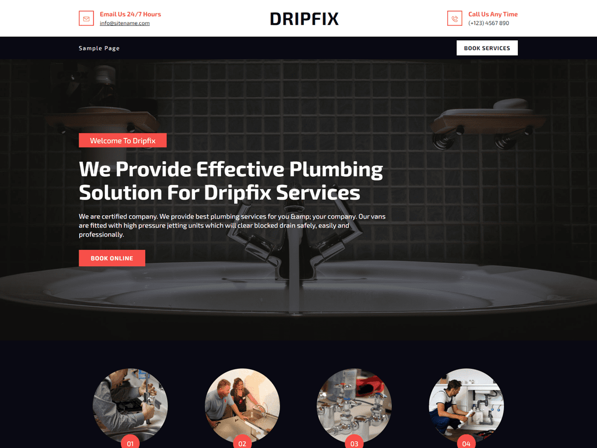 Dripfix theme screenshot