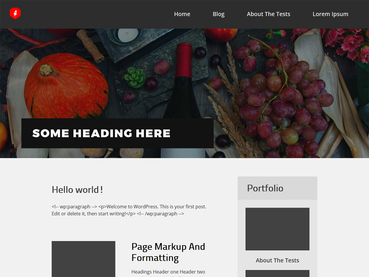 dronen theme screenshot