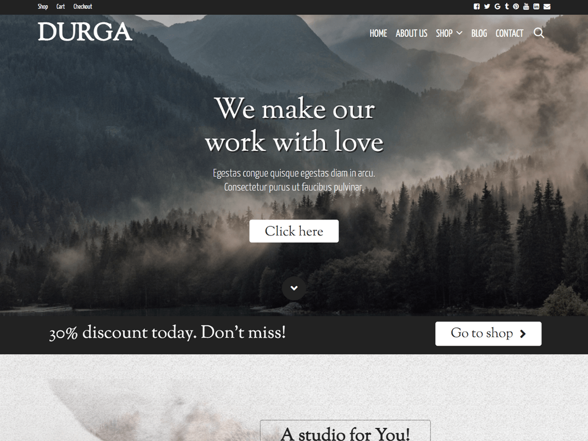 Durga theme screenshot