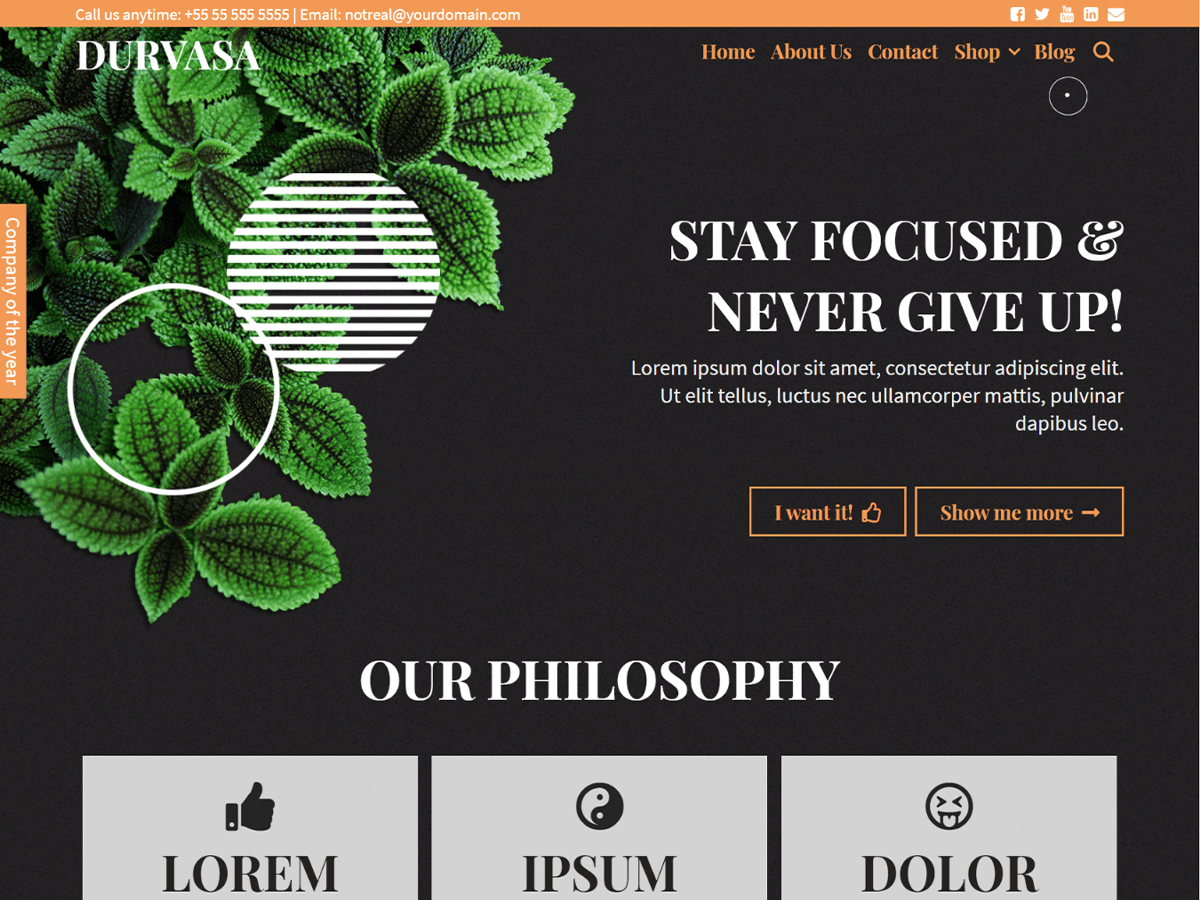 Durvasa theme screenshot