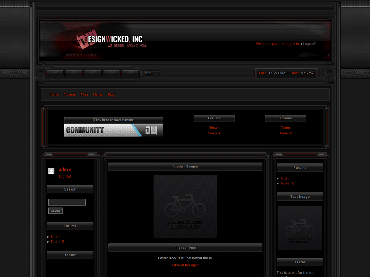 dw-bionix theme screenshot