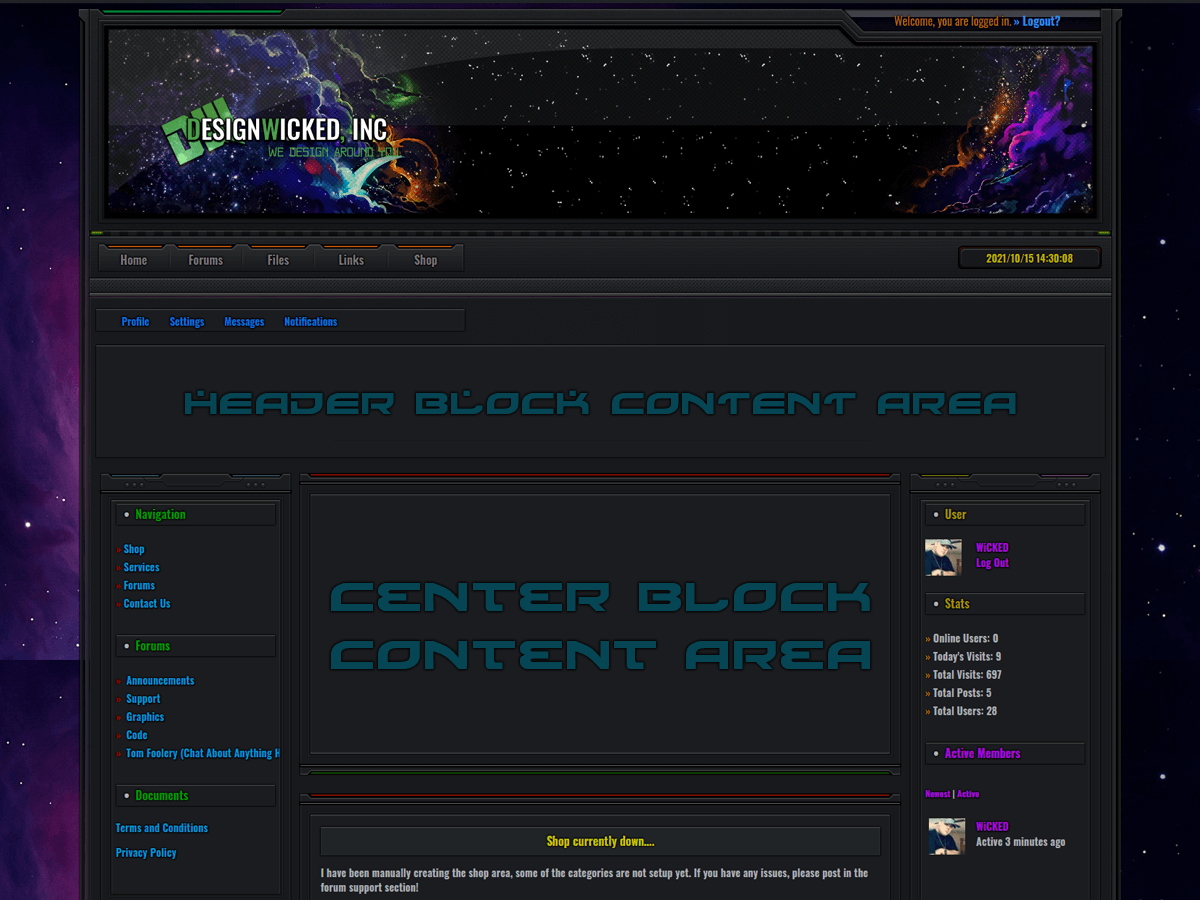 dw-cosmos theme screenshot
