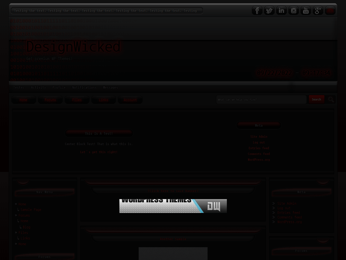 dw-cybex theme screenshot
