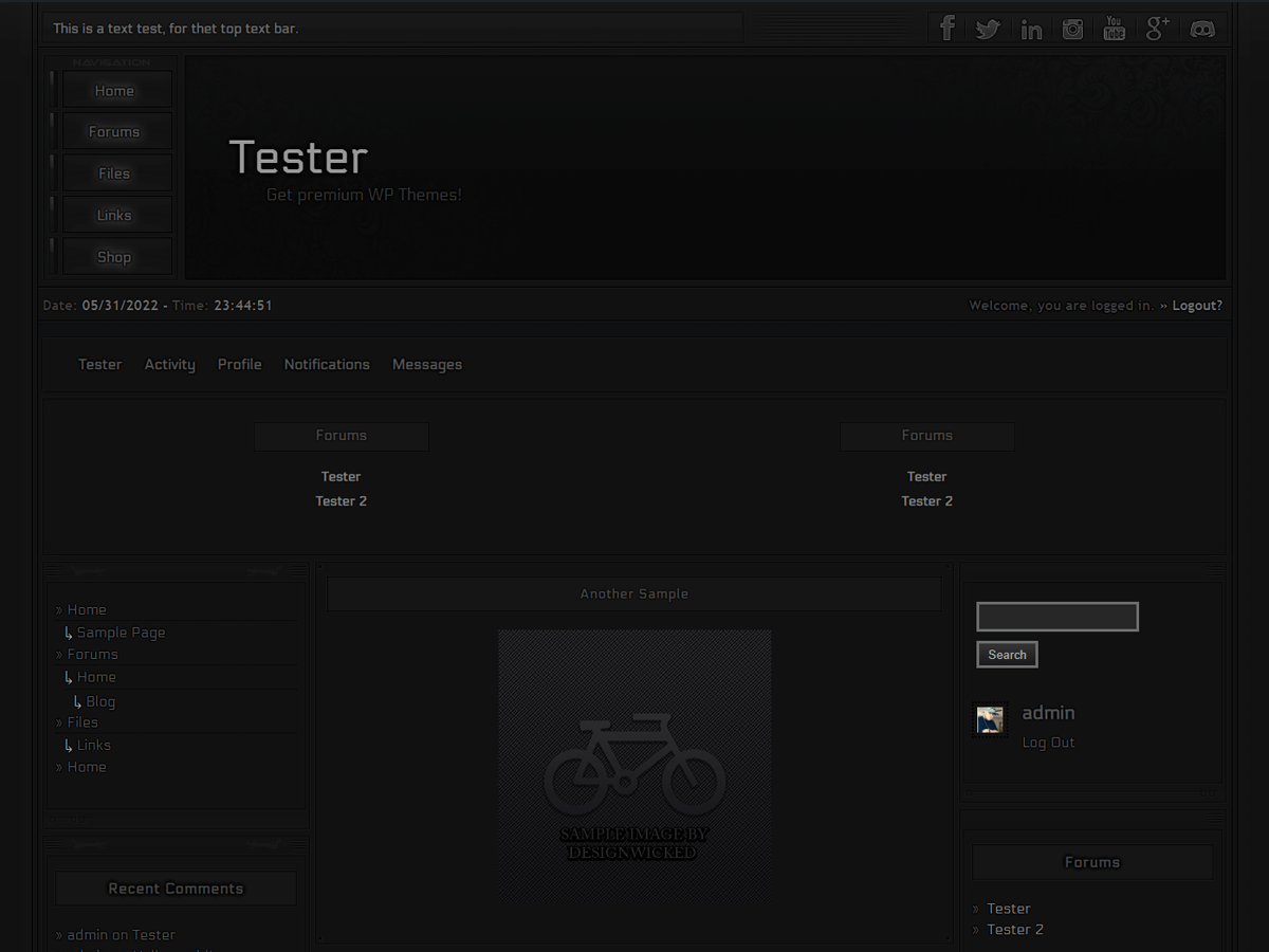 dw-grayscale theme screenshot