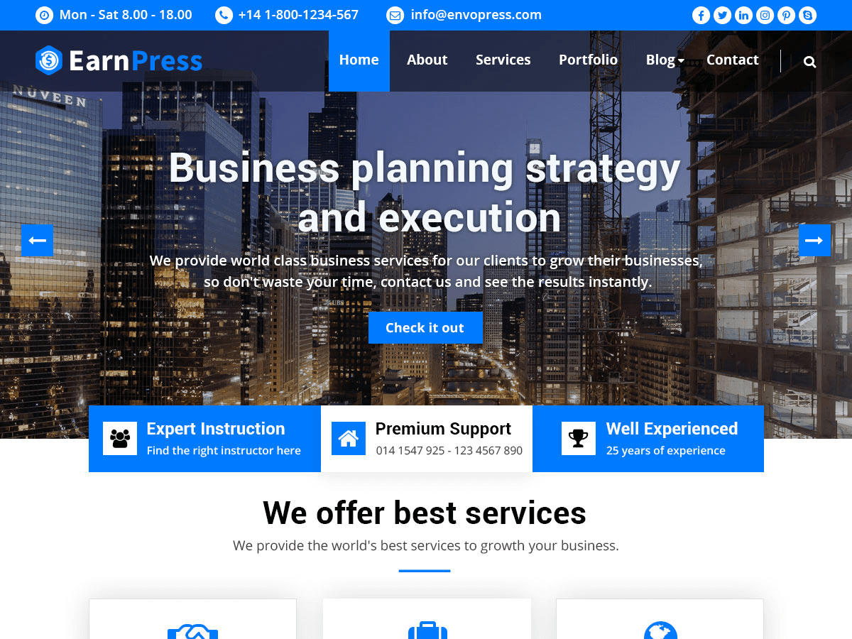 EarnPress theme screenshot