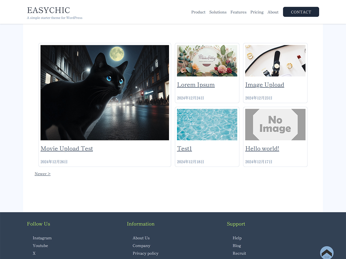 Easychic theme screenshot