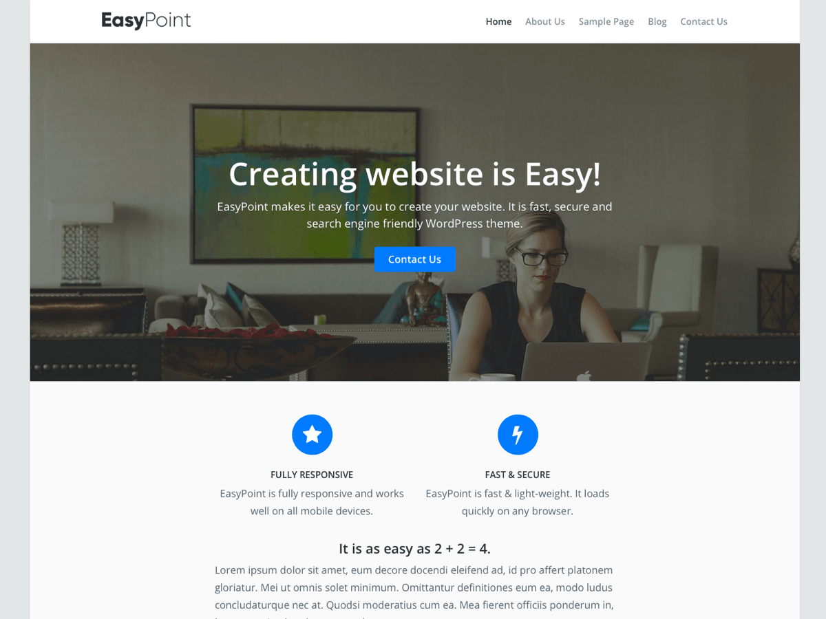 EasyPoint theme screenshot