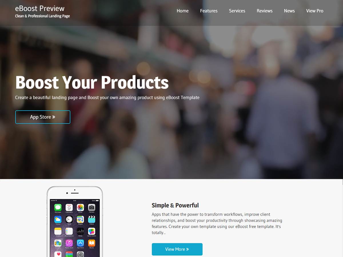 eBoost theme screenshot
