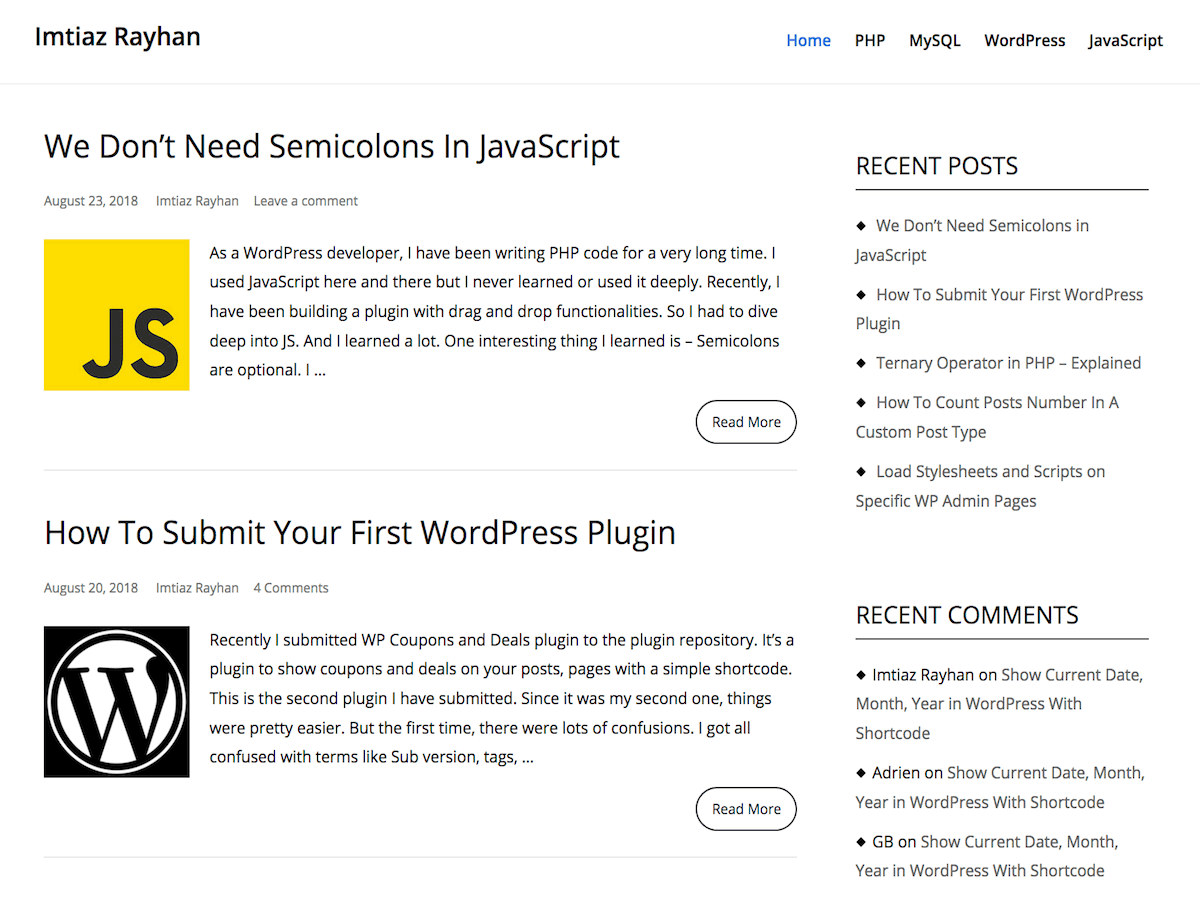 Echoes theme screenshot