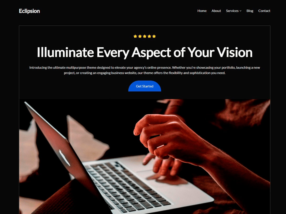 Eclipsion theme screenshot