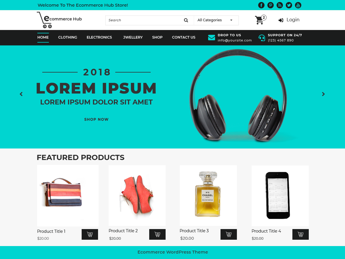 Ecommerce Hub theme screenshot