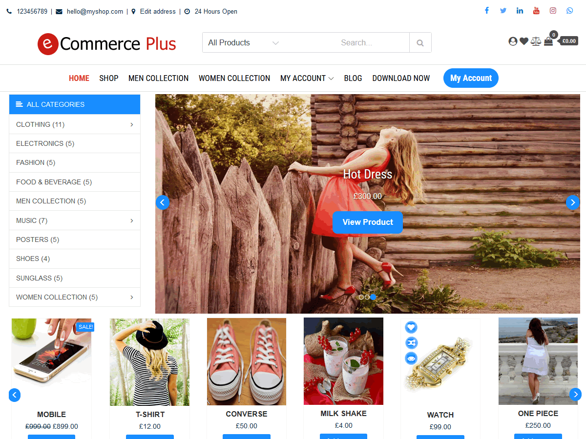 eCommerce Plus theme screenshot