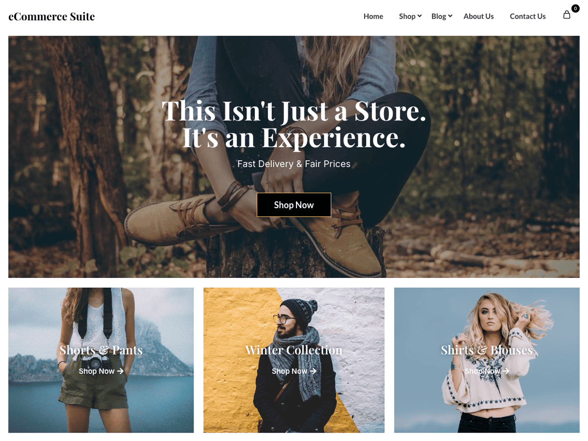 eCommerce Suite theme screenshot