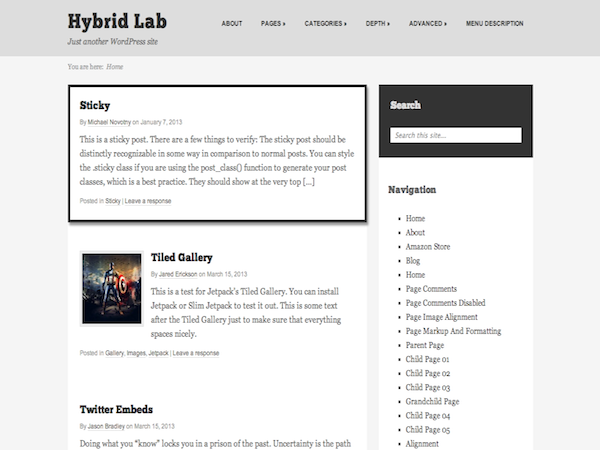 Ectopudding theme screenshot