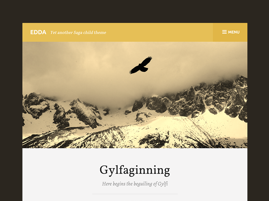 Edda theme screenshot