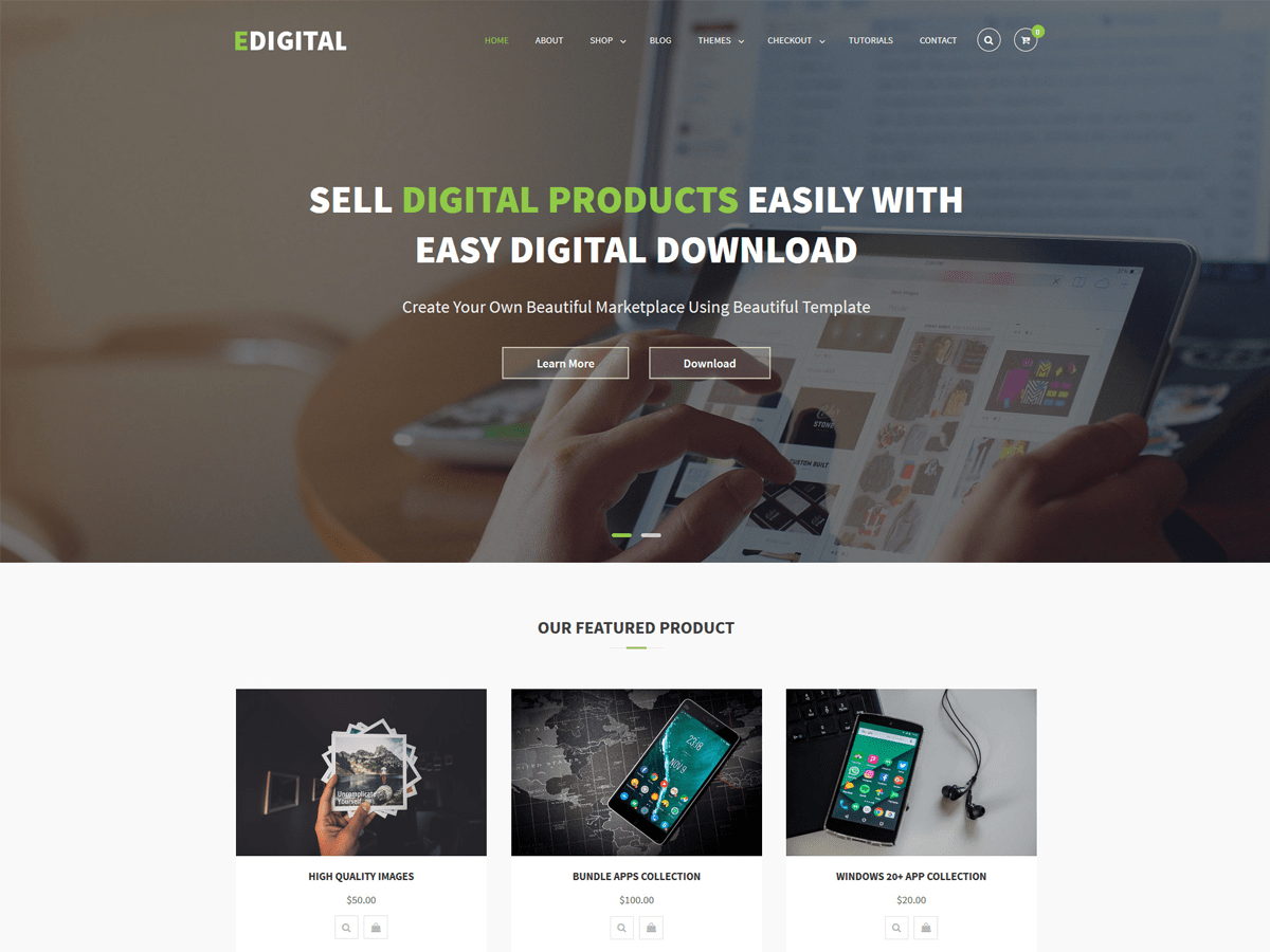 EDigital theme screenshot
