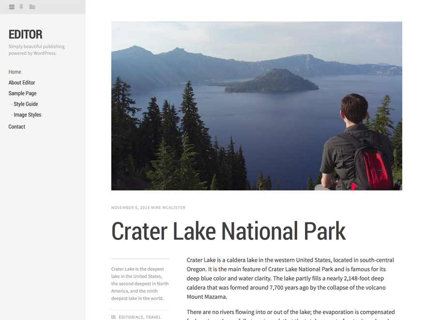 Editor theme screenshot