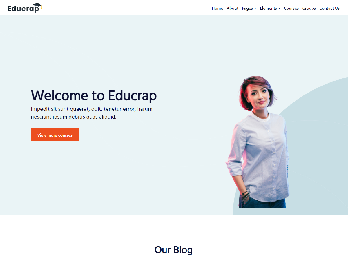 Educrap theme screenshot