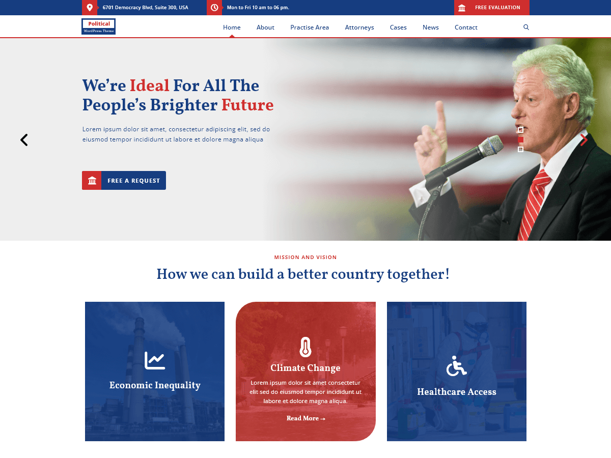 Election Campaign theme screenshot