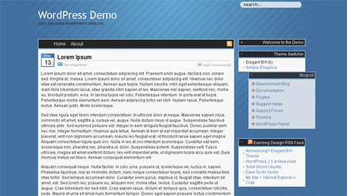 Elegant Brit (b) theme screenshot
