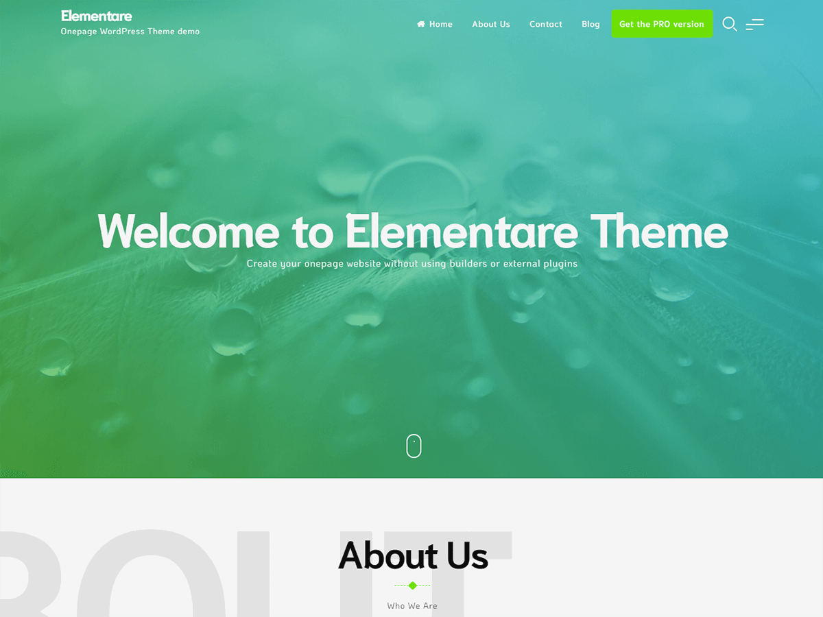Elementare theme screenshot