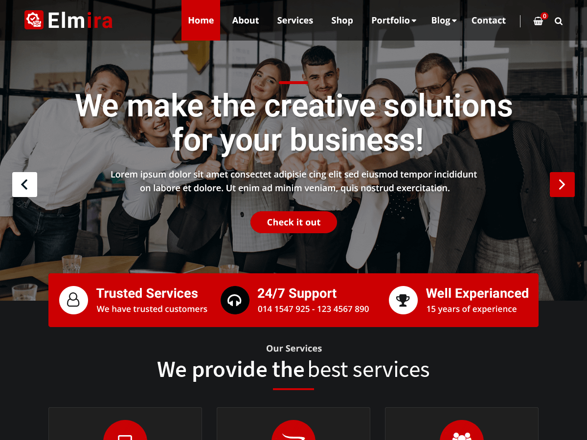 Elmira theme screenshot