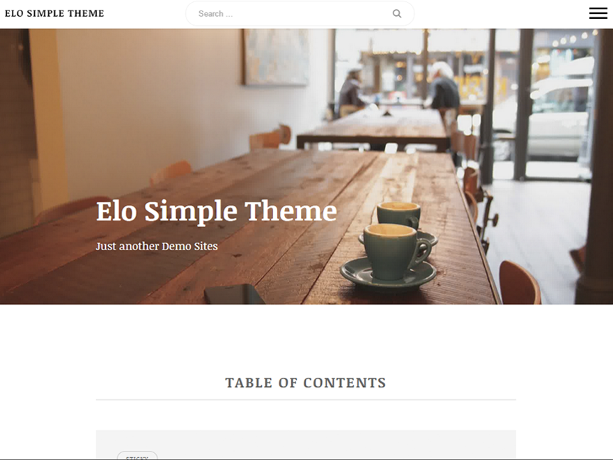 Elo theme screenshot