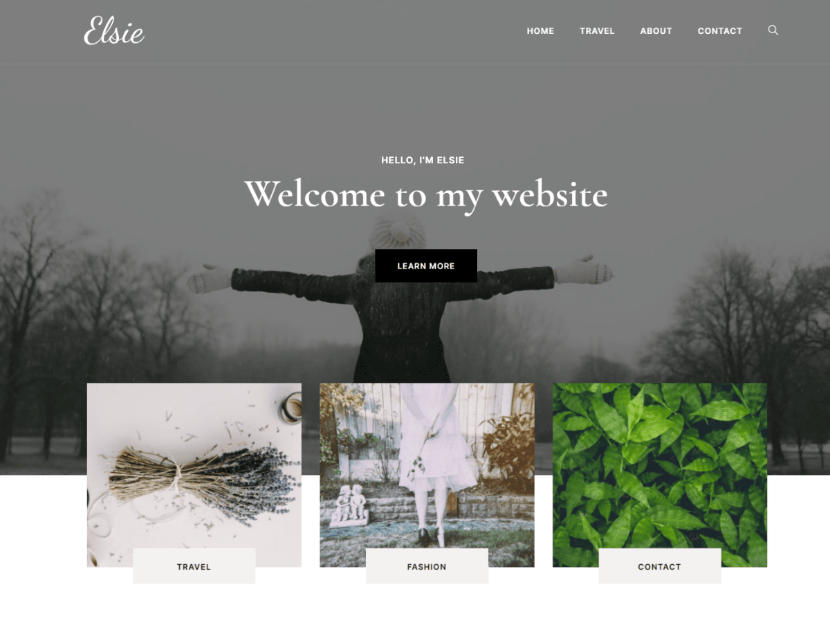 Elsie theme screenshot