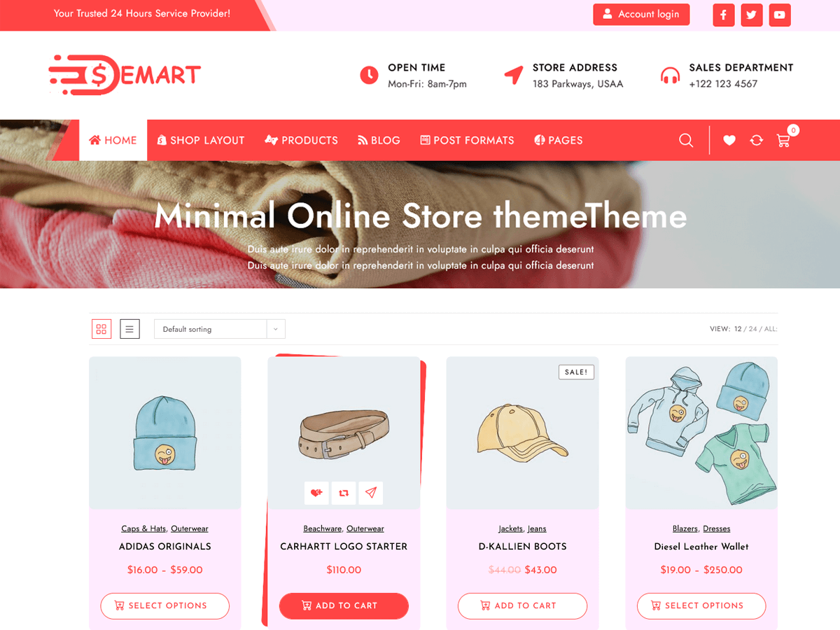 eMart Shop theme screenshot
