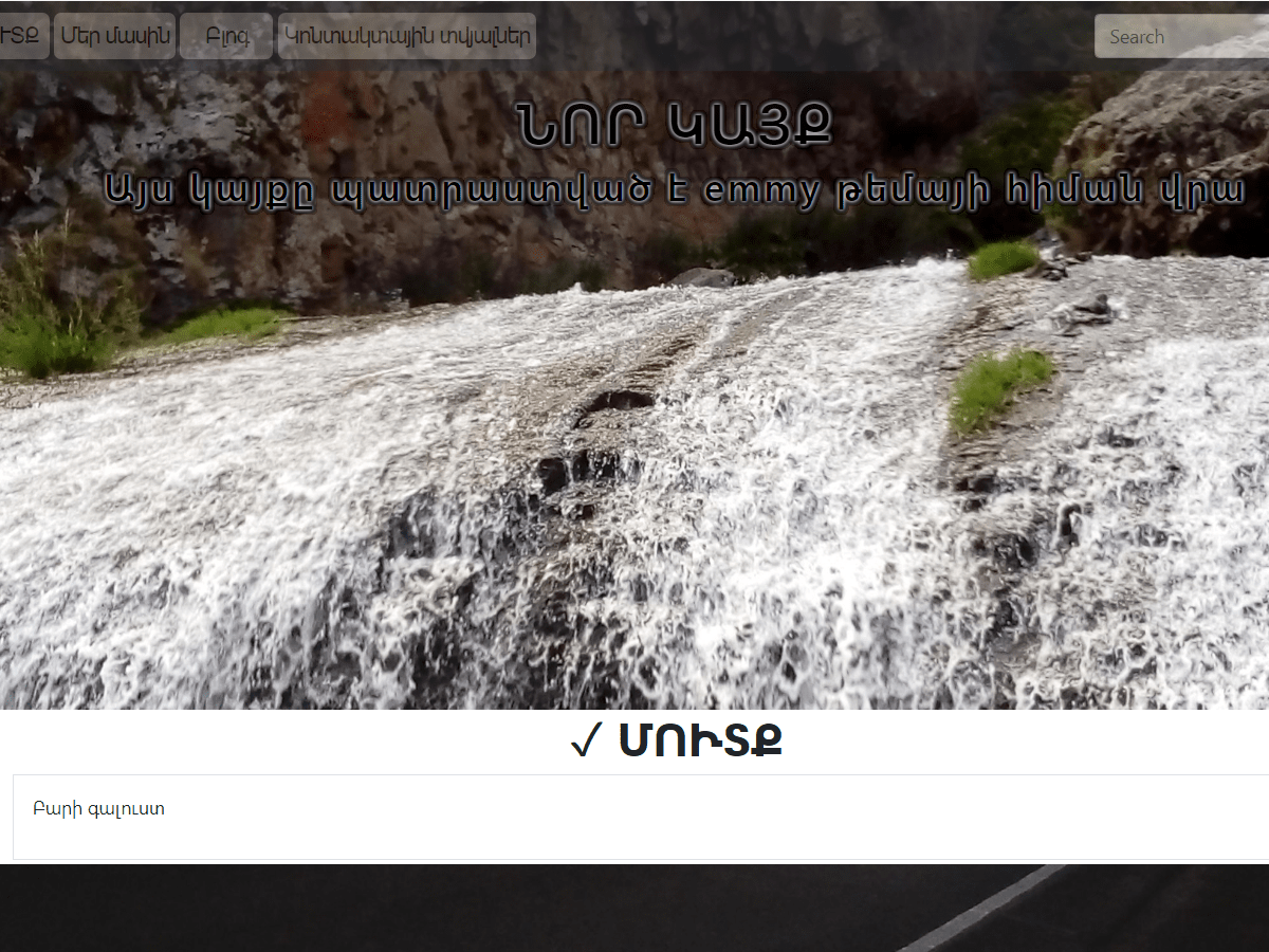 Emmy theme screenshot