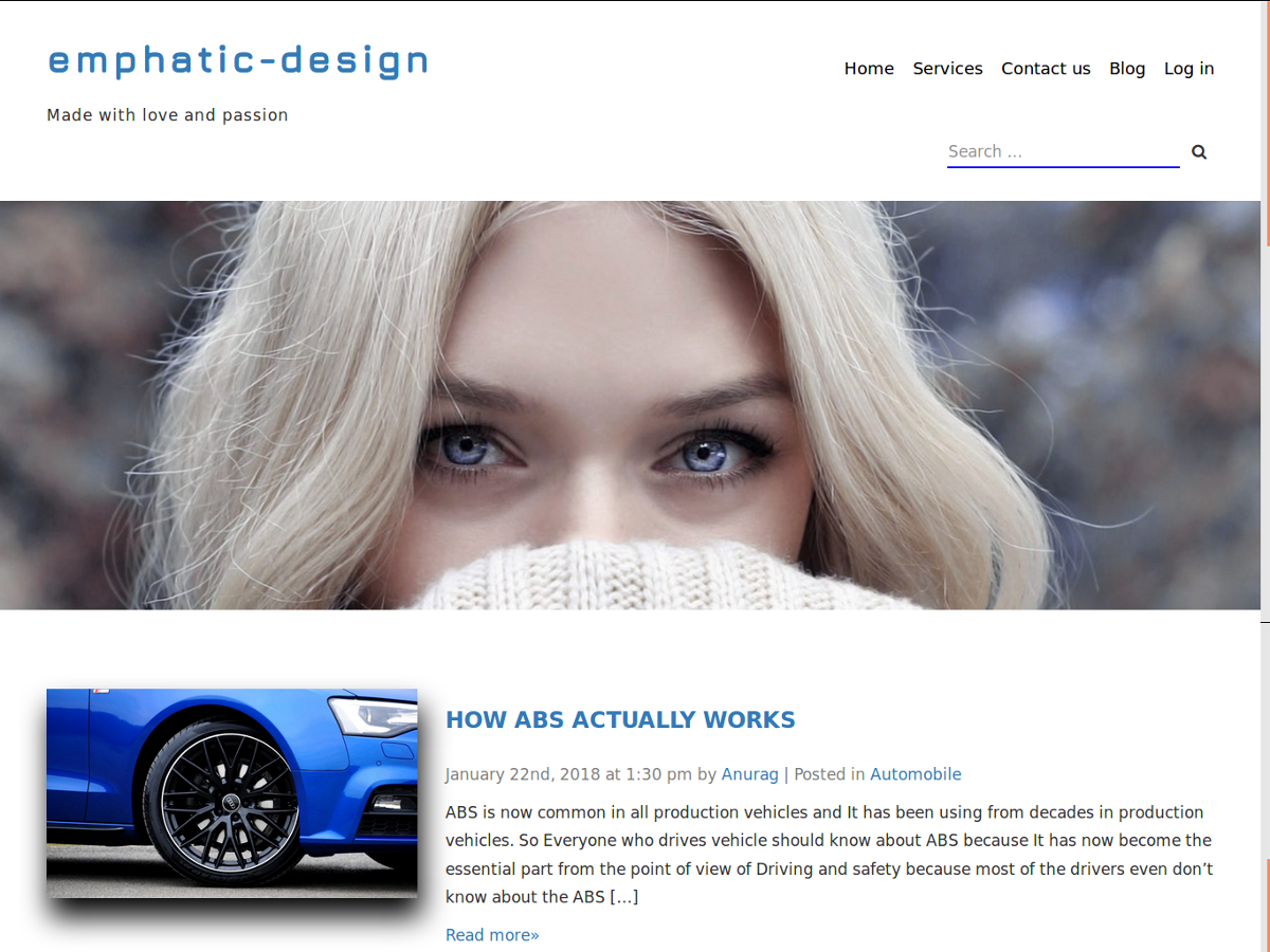 emphatic-design theme screenshot