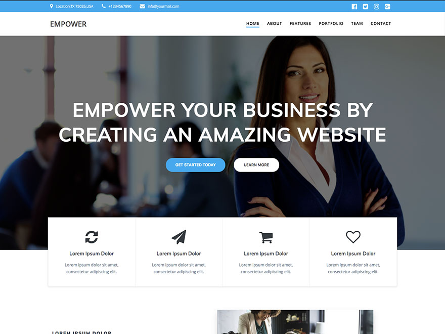 EmpowerWP theme screenshot