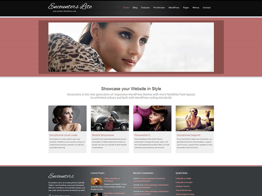 Encounters Lite theme screenshot