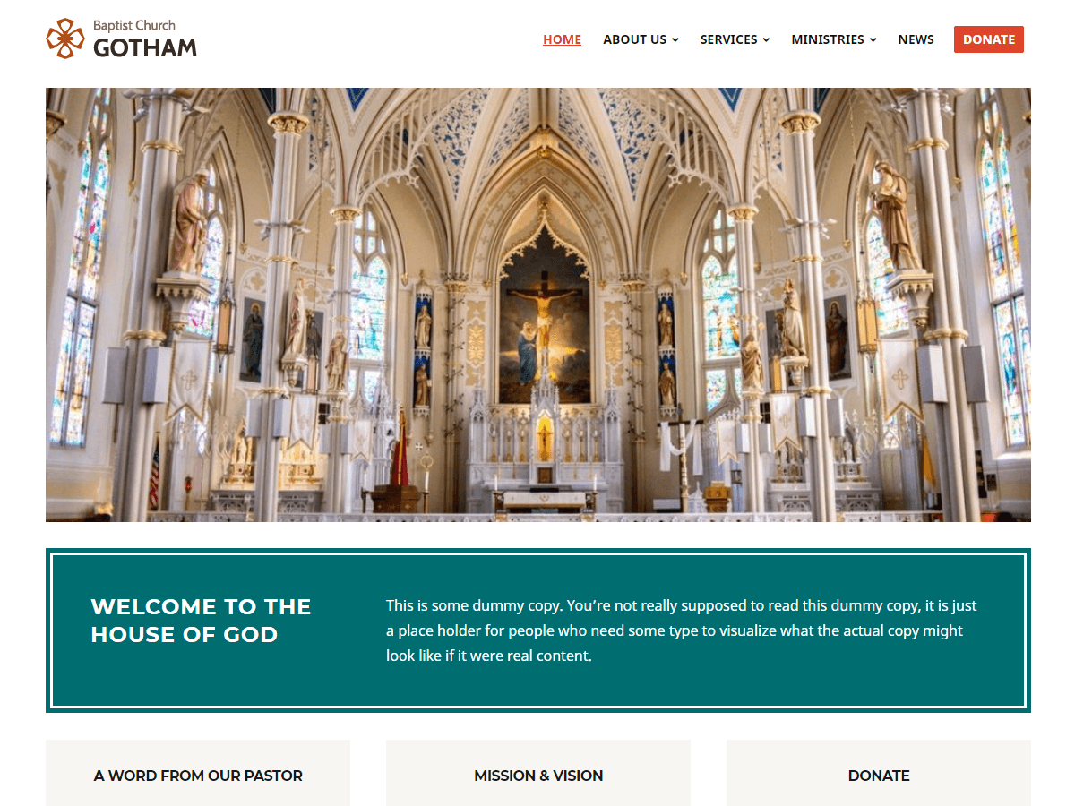 Endurance theme screenshot