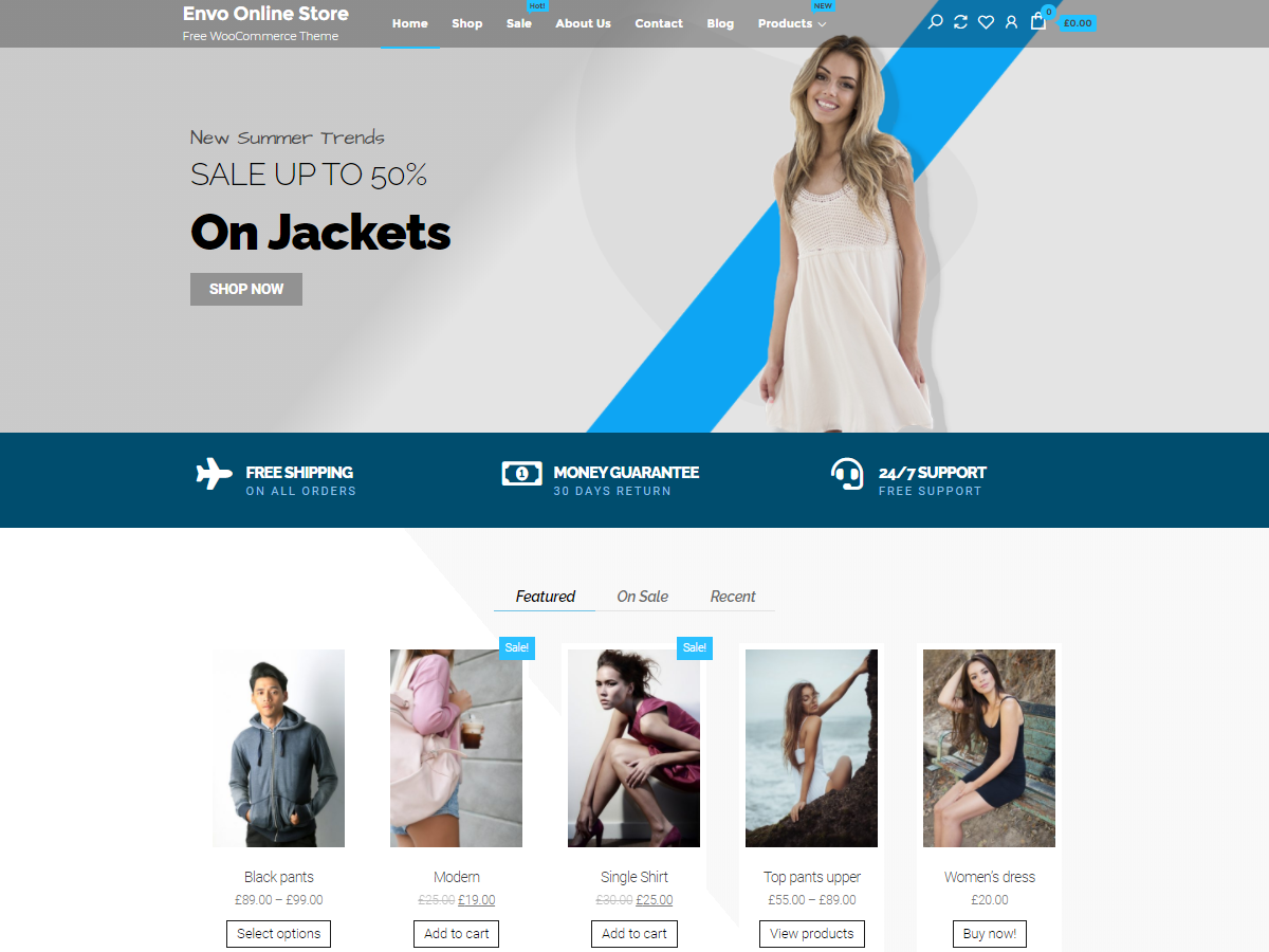 Envo Online Store theme screenshot