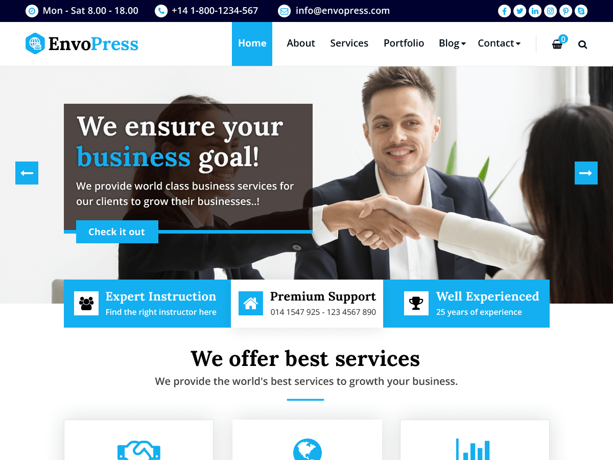 EnvoPress theme screenshot