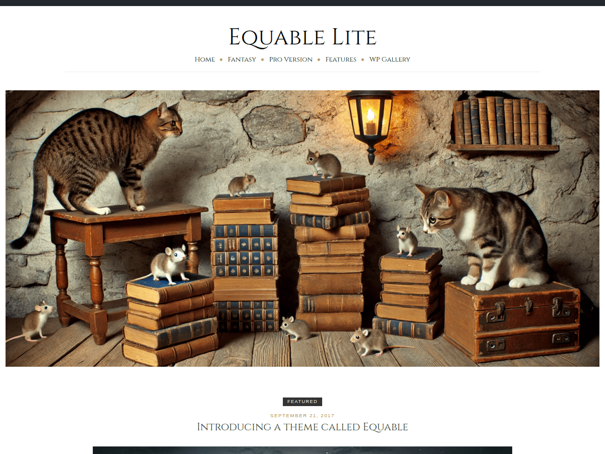 Equable Lite theme screenshot